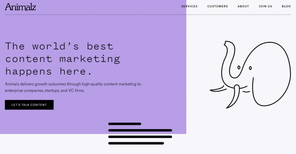 Animalz delivers growth outcomes through high-quality content marketing to enterprise companies, startups, and VC firms.